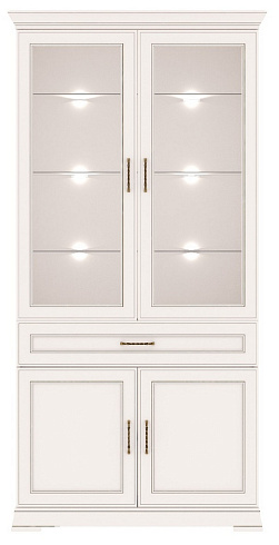 Шкаф с подсветкой  Florencia REG2W2D1S