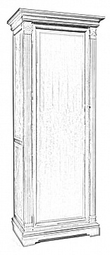 Шкаф для одежды (левый) ГМ 5921-01