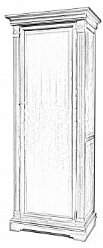 Шкаф для одежды (правый) ГМ 5921