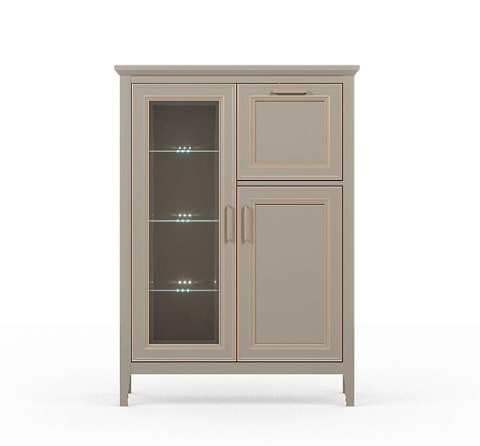 Тумба с подсветкой  Classic KOM1W1D1B