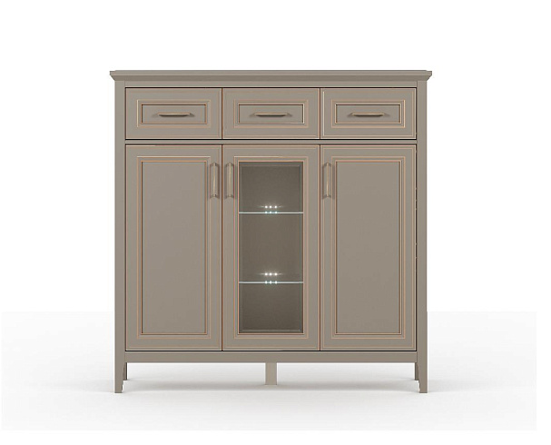 Тумба с подсветкой  Classic KOM1W2D3S
